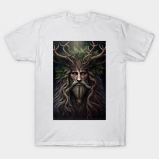 Green Man #001 T-Shirt